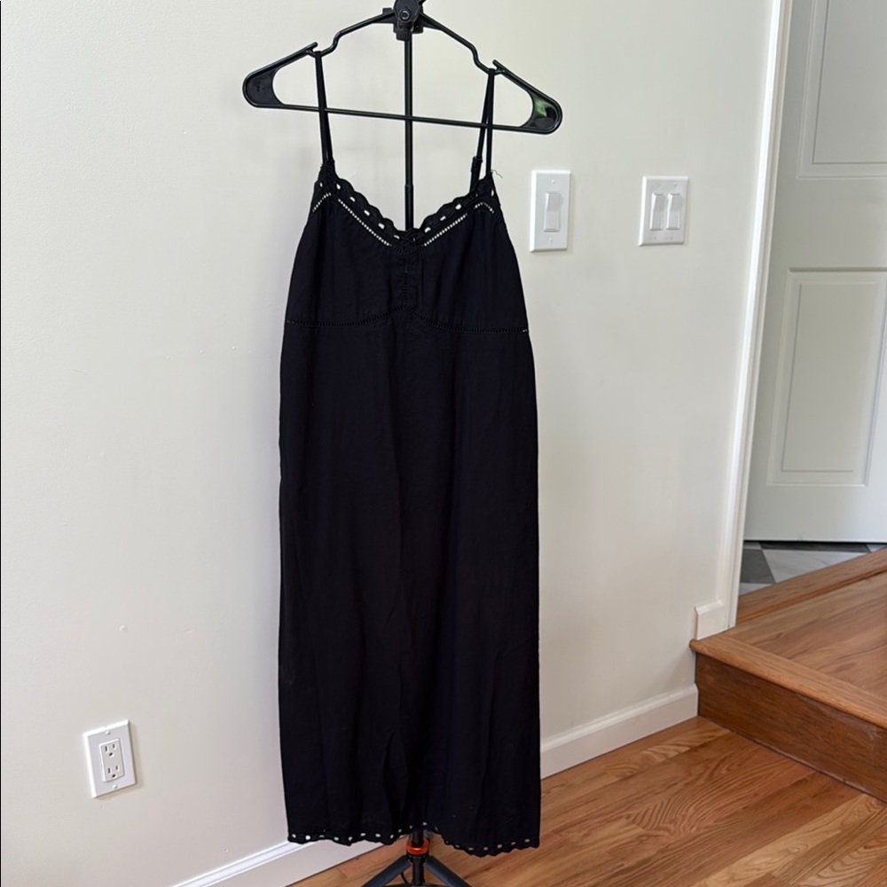 Old Navy Black Midi Dress